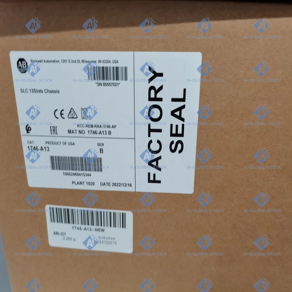 Un nuevo sellado de fábrica Allen-Bradley 1746-A13 envío gratuito + garantía Foto 1 de 3