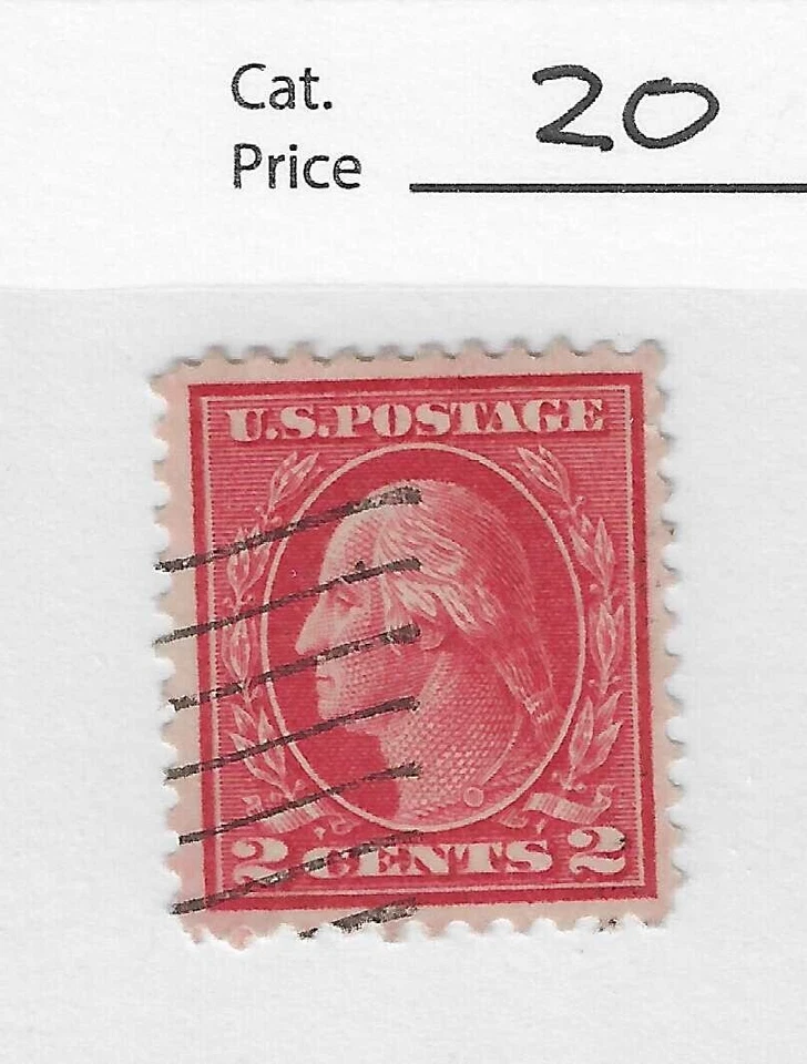 US Scott # 546, 2 cent carmine rose, 1919, VF+, scv. $ 230 - Image 1 of 2