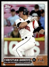 2015 Topps Pro Debut 26 Christian Arroyo   Salem-Keizer Volcanoes