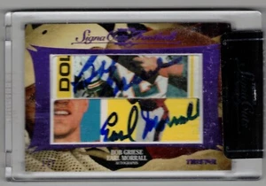 2012 Signa Cut autógrafos dobles Bob Griese y Earl Morrall ¡True 1 0F 1 1/1! - Imagen 1 de 2