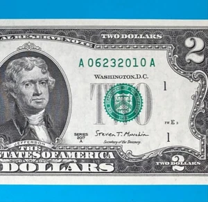 June 23, 2010 (A 06232010 A) BIRTHDAY Note $2 Two Dollar Bill *UNC* - Picture 1 of 4