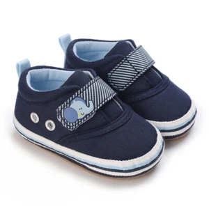 Baby Shoes 0-18Months Infant Toddler Boys Girls Sneakers Anti-Slip Sole Elephant - Picture 1 of 16