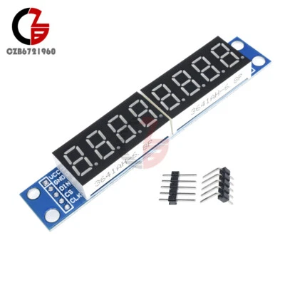 MAX7219 8-Digit LED Display Red 7 Segment Digital Tube For Arduino Raspberry Pi - Image 1 of 4