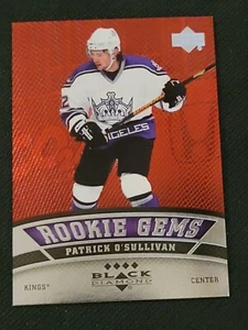 2006-07 BLACK DIAMOND RUBY PATRICK O'SULLIVAN #199 #'ed 78/100 QUAD ROOKIE GEMS - Picture 1 of 2