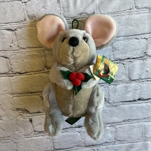 Commonwealth Snowden Mouse Plush 10" Stuffed Animal Vintage 1998 Holly Grey - Picture 1 of 16