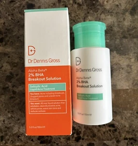Dr Dennis Gross Alpha Beta 2% BHA Breakout Solution 5.0 fl oz Skincare Face New - Picture 1 of 4