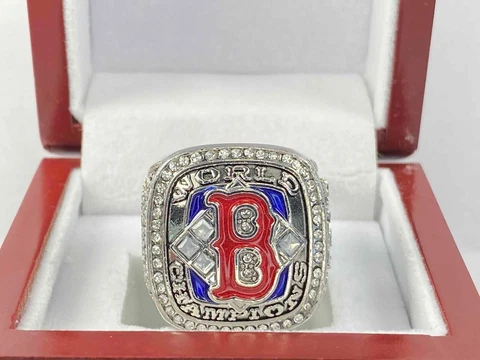 Boston Red Sox Championship Ring - 2004 World Series Ring - David Ortiz - Box Cover