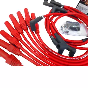 Eagle 9mm RED Ignition Spark Plug Leads Fits Holden V8 253 308 4.2L 5.0L 80-89 - Picture 1 of 3