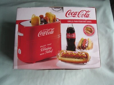 Nostalgia Coca Cola HDT600COKE Pop-Up Hot Dog Toaster-NEW - Image 1 of 4