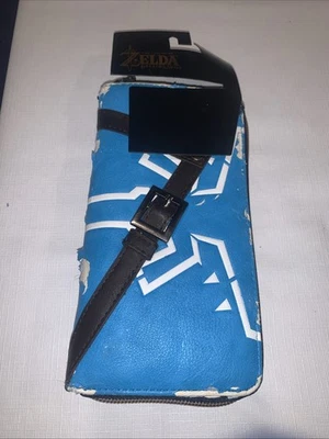 Cartera The Legend of Zelda Breath of the Wild con cremallera alrededor (MATERIAL PELADO) Foto 1 de 4