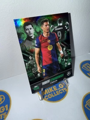 Robert Lewandowski 43/99 Topps Show Time 2025 Champions League Card - Image 1 of 3
