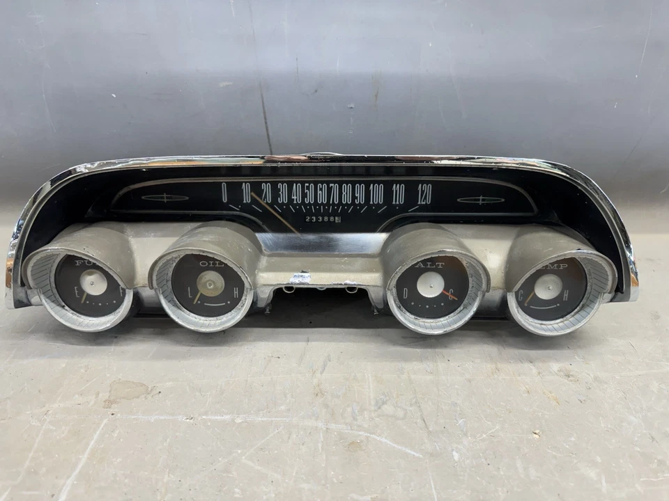 Mercury Marauder 1964 tablero velocímetro calibre grupo Monterey Montclair 1963 gasolina Foto 1 de 4