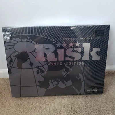 Risk Onyx Edition Strategy Board Game Factory Sealed NIB BARNES & NOBLE  READ - Image 1 of 4