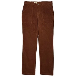 Pantalón utilitario relajado Breyer Marine Layer para hombre 32 X 31 pana henna marrón - Imagen 1 de 6