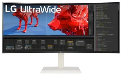 LG UltraWide 38BR85QC-W 95,3cm (37,5") QHD+ Curved Office Monitor 24:10 DP/HD... - Bild 1 von 4