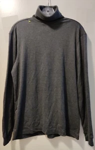 John Ashford Men's Dark Grey Turtle Neck Long Sleeve Shirt Size S - Picture 1 of 2