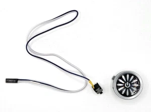 PC Computer Case ON/OFF Button & Cable - Includes Outer Button - 2 Pin Connector - Picture 1 of 2