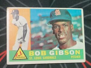 1960 Topps Baseball Card #73 Bob Gibson VG+