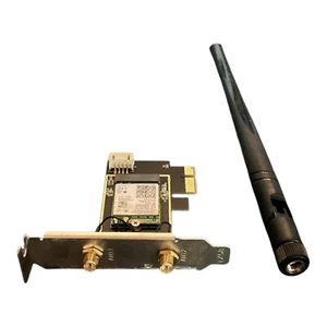 📶 SIIG LB-WR0111-S1 Wi-Fi 6 PCIe AX3000 Adapter + Intel AX200NGW + Smart Stick - Picture 1 of 5