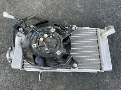 KLR650 KLR 650 radiator with fan 39060-0744  59502-0632 - Image 1 of 4