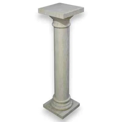 Travertine Column Italian Interior Design Marble H 100Cm - Image 1 of 2