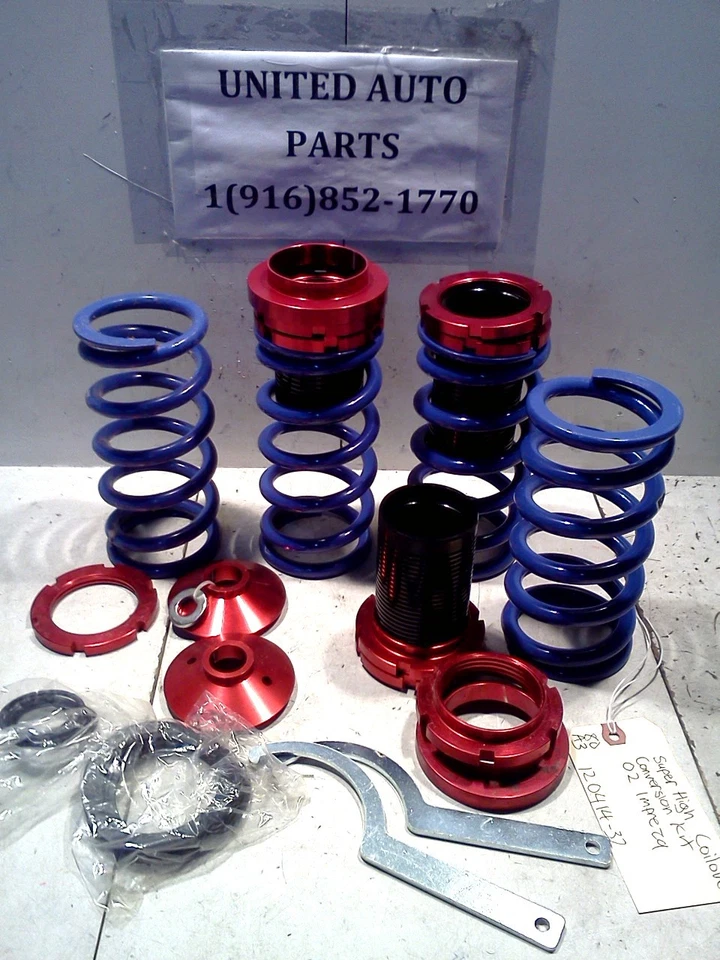 02 2000 SUBARU IMPREZA SUPER HIGH COILOVER KIT CONVERSIÓN NUEVO Foto 1 de 4