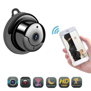 plug and play WiFi CCTV Indoor/Outdoor HD MINI IP Camera CAM Home Security IR - Picture 1 of 11