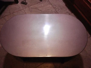 handmade mini heart table top, purple and silver, very gorgeous!!!! - Picture 1 of 9