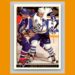 Dave Andreychuk #235 1993 O-Pee-Chee Premier Gold Toronto Maple Leafs Hockey NHL - Picture 1 of 3