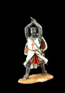 Soldado de hojalata coleccionable Caballero de la Orden de la Espada, cruzados del siglo XIII - Imagen 1 de 6