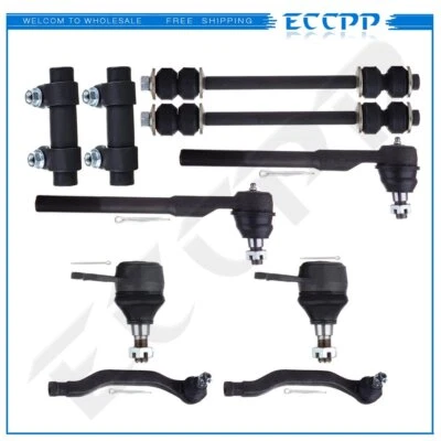 Barras estabilizadoras de rótulas con extremos de varilla de amarre delanteras de 10 piezas para Dodge Ram 1500 2000-2001 Foto 1 de 4