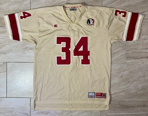 Florida State Seminoles Team Football Jersey #34 College Equipment Colosseum XL Cover