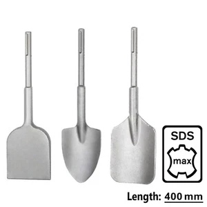 Clay Spade Scoop Shovel Bit SDS Max Jack Hammer Flat Chisel Shovel Bits 16''  - Picture 1 of 14