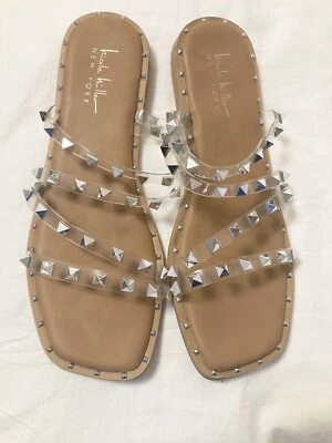 Sandalias planas sin cordones Nicole Miller talla 9 Foto 1 de 4