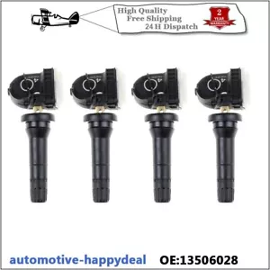 4X TPMS Tyre Tire Pressure Sensor 13506028 For Opel Astra Insignia Corsa Mokka - Picture 1 of 6