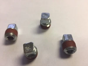 1/4-18 external square head pipe plug with 516 vibra-seal 100 Count - Picture 1 of 1