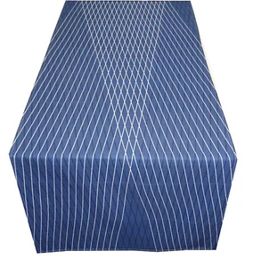 Tablecloth Table Runner Blue Abstract Maritime Spring Summer Modern 130 X 40 - Picture 1 of 1