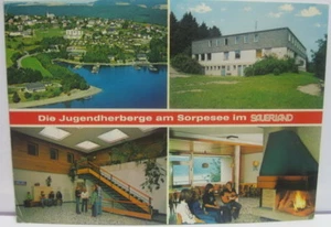 Farb- AK Jugendherberge Sorpesee Sundern Sauerland - 4 Ansichten gelaufen 1980 - Bild 1 von 1