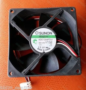 1 PC Sunon KDE1209PTV1 Fan 12V 1.8W 3Pin 92*92*25mm Chassis cooling fan - Picture 1 of 2