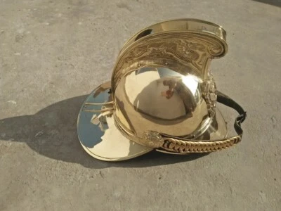 Casco de caballería napoleónico francés, casco de latón Foto 1 de 4
