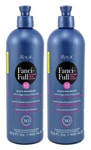 Roux Fanci-Full Rinse #12 Black Radiance 15.2 oz (449ml) (2 Pack)