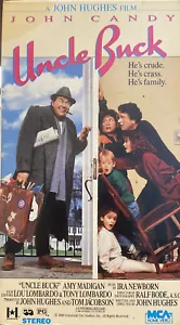 Uncle Buck (VHS, 1989)- John Candy - - Picture 1 of 5