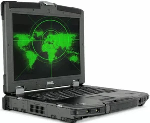 RUGGED DELL LATITUDE E6400 XFR 2.5GHz 4GB RAM 128GB SSD BACKLIT KEYBOARD - Picture 1 of 9
