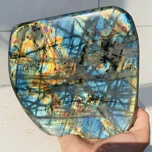 Natural Labradorite Quartz Crystal Freeform Mineral Specimen Healing 2300g - Picture 1 of 16