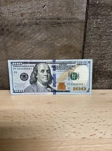$100 Dollar Bill Star Note Series 2017A RARE - 4 In A Row!! FANCY PF 22298888 - Picture 1 of 7