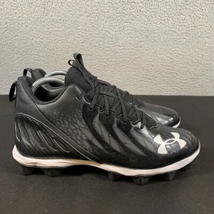 Under Armour Men's 8 Black Spotlight Franchise RM Football Cleat 3022774-001 - Picture 1 of 8