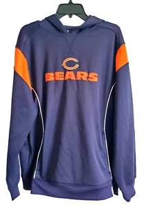 Pullover polar con capucha Reebok Chicago Bears azul para hombre mediano  - Imagen 1 de 6