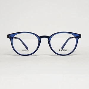 Gafas redondas de titanio ultraligeras para mujer MODO 4509 en cristal azul | 48 mm - Imagen 1 de 12