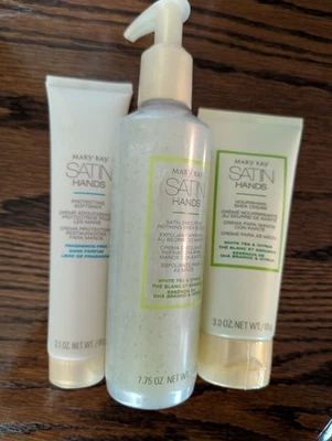 2-Mary Kay атласные руки, атласный смузи ши скраб, 7,75 унц, белый чай и цитрусовые - Изображение 1 из 2