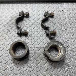 89-94 Nissan 240sx S13 OEM Power Steering Rack Mount Brackets PAIR L/R - Picture 1 of 19